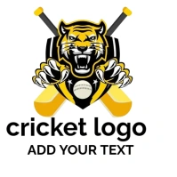 cricket logo template