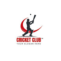 Cricket logo Logotyp template