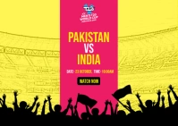 Cricket Match Schedules Template Briefkaart