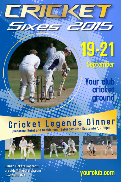 Cricket Poster Template | PosterMyWall