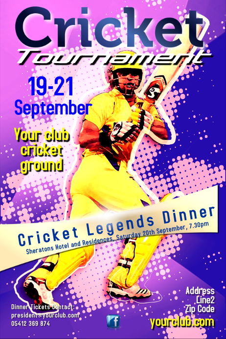 Cricket Poster Template | PosterMyWall