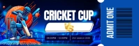 Cricket Tournament Banner 2' × 6' template