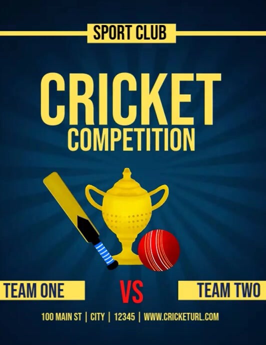 Cricket Tournament | PosterMyWall