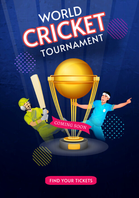 CRICKET TOURNAMENT TEMPLATE | PosterMyWall