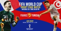 FIFA world cup Facebook event cover template