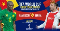 FIFA world cup Facebook event cover template