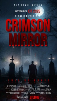 Crimson Mirror Movie Poster Instagram Story template