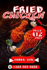 Crispy Flavor Explosion Awaits You Poster template