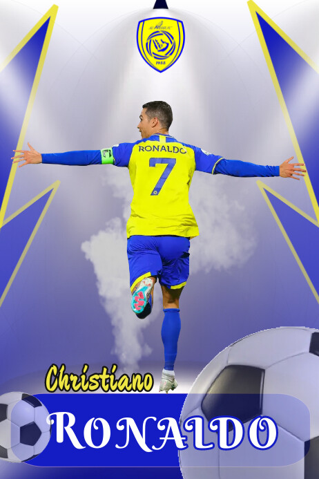 Cristiano Ronaldo Affiche template