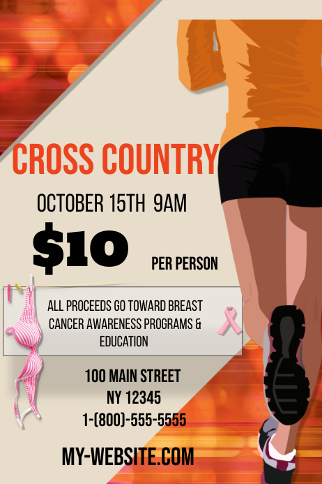 Cross Country Template PosterMyWall