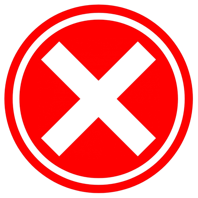 Copy of Cross Mark Sign Template | PosterMyWall