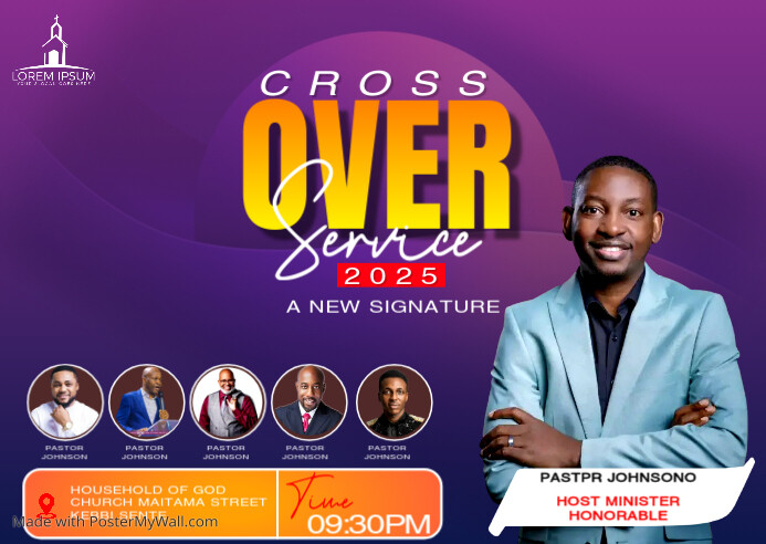 Copy of cross over | PosterMyWall