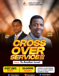 Black Church Event Flyer Template