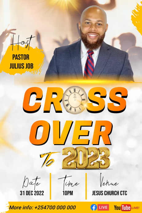 Cross over poster Template | PosterMyWall