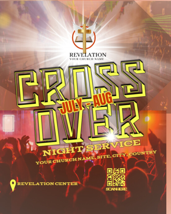 Crossover Program Cross over program announcement poster design Template | PosterMyWall
