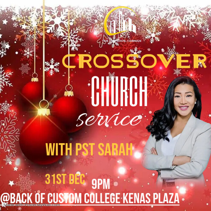 Cross over service Template | PosterMyWall