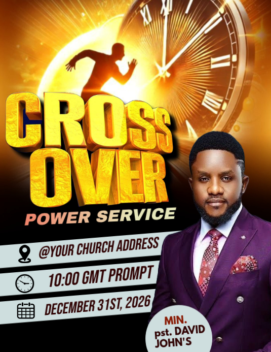 Copy of CROSS OVER SERVICE | PosterMyWall