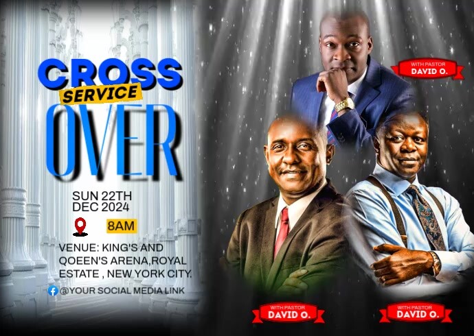 Cross over service Ikhadi leposi template
