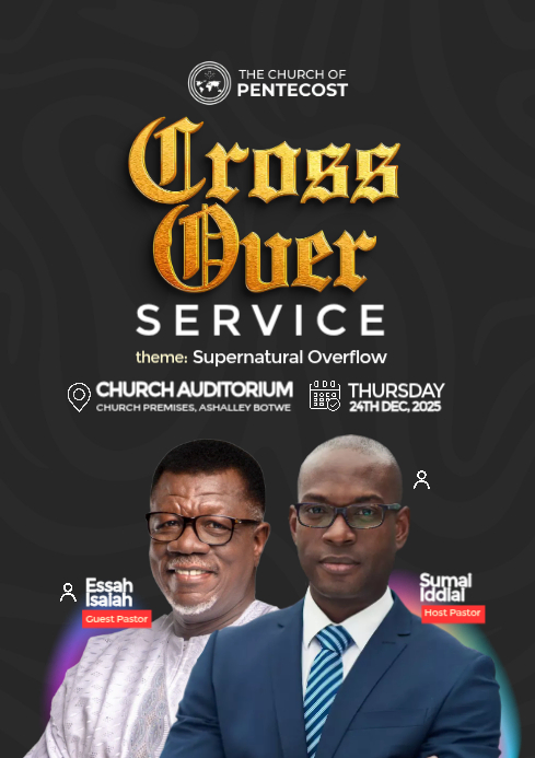Cross Over Service Template | PosterMyWall
