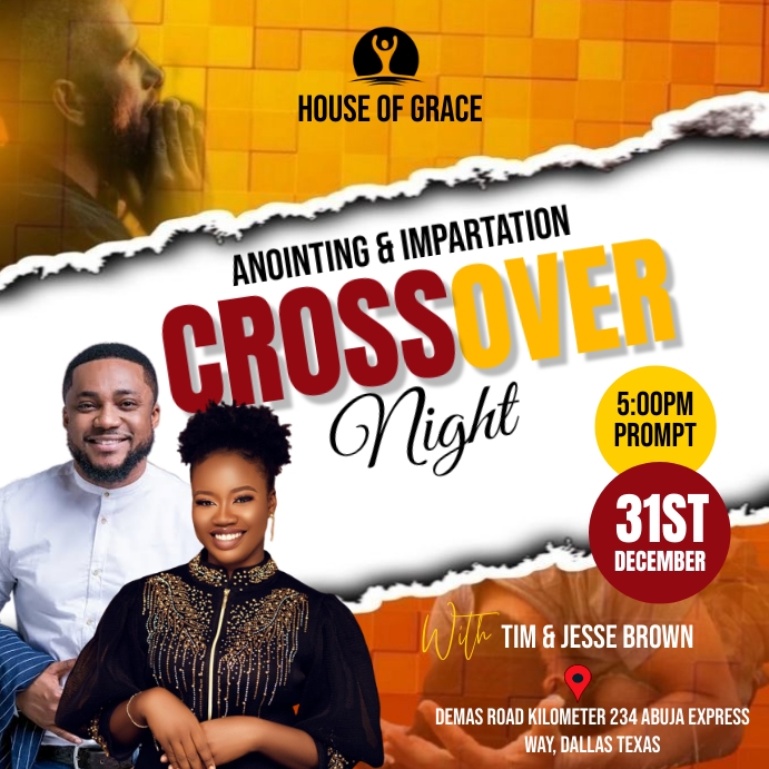 Cross over service Template | PosterMyWall