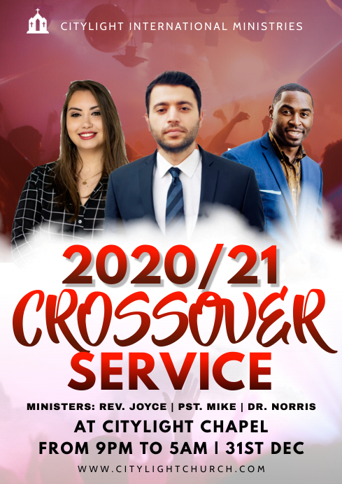 CROSS OVER SERVICE flyer Template | PosterMyWall