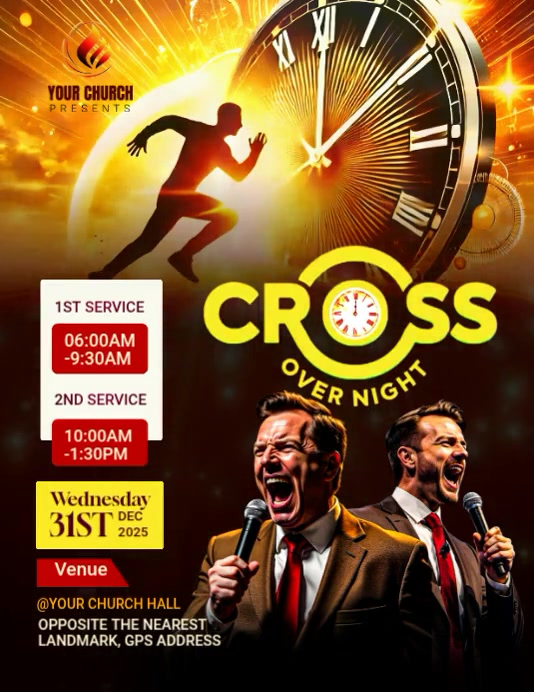 Crossover flyer Template | PosterMyWall