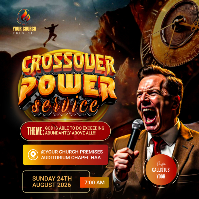Crossover flyer Template | PosterMyWall