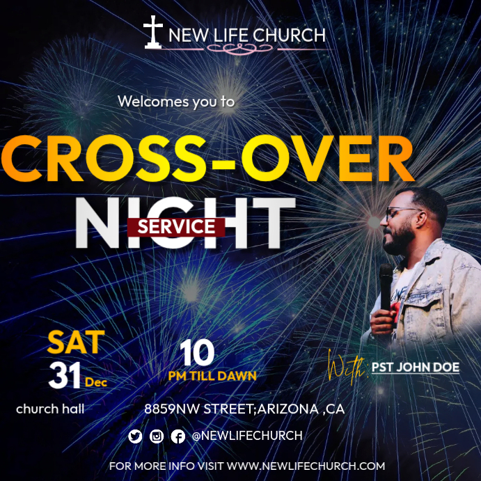 Copy of Crossover night (4) | PosterMyWall
