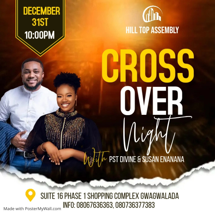 Crossover night Template PosterMyWall