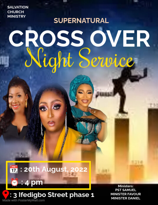 Crossover night Template PosterMyWall