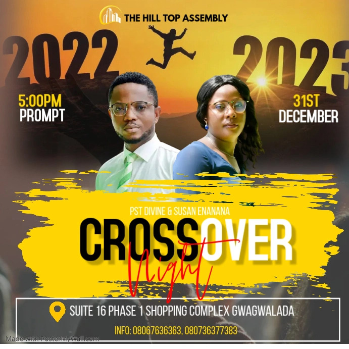 Crossover night Template PosterMyWall