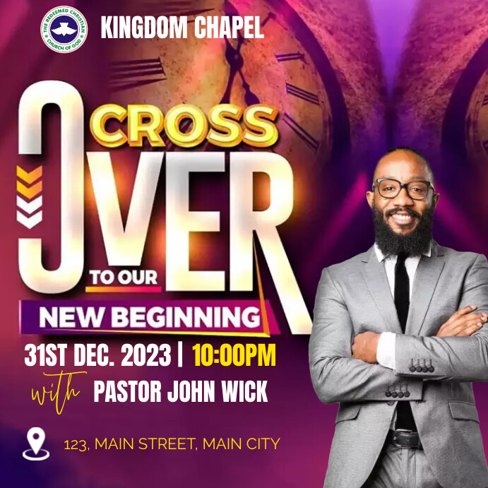 crossover night Template PosterMyWall