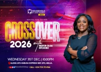 CROSSOVER SERVICE Postcard template