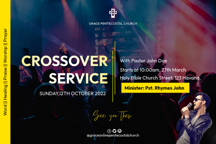 crossover service Template | PosterMyWall