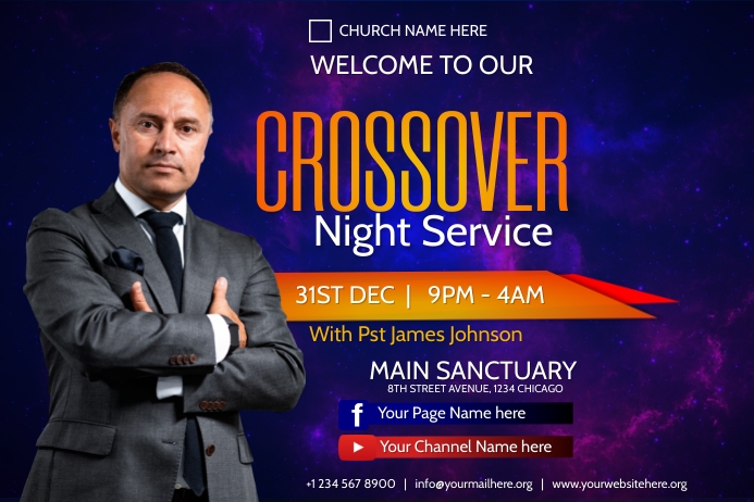 Plantilla de crossover service | PosterMyWall