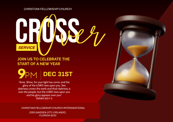 CROSSOVER SERVICE Template | PosterMyWall