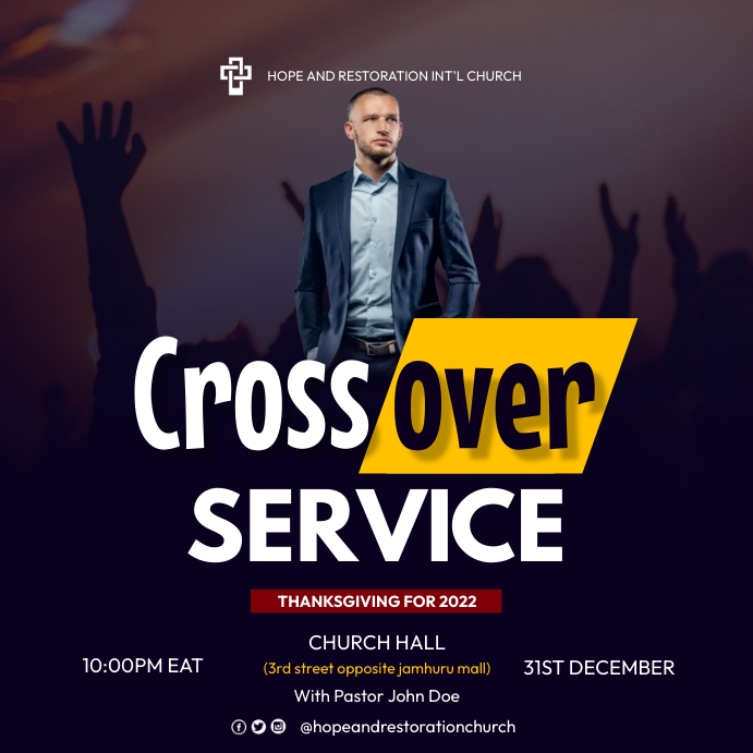 crossover service Template | PosterMyWall