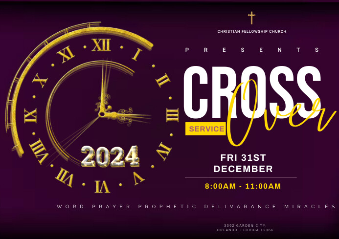 CROSSOVER SERVICE Template | PosterMyWall