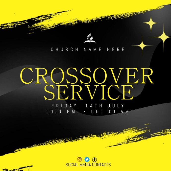 Crossover service flyer Template | PosterMyWall