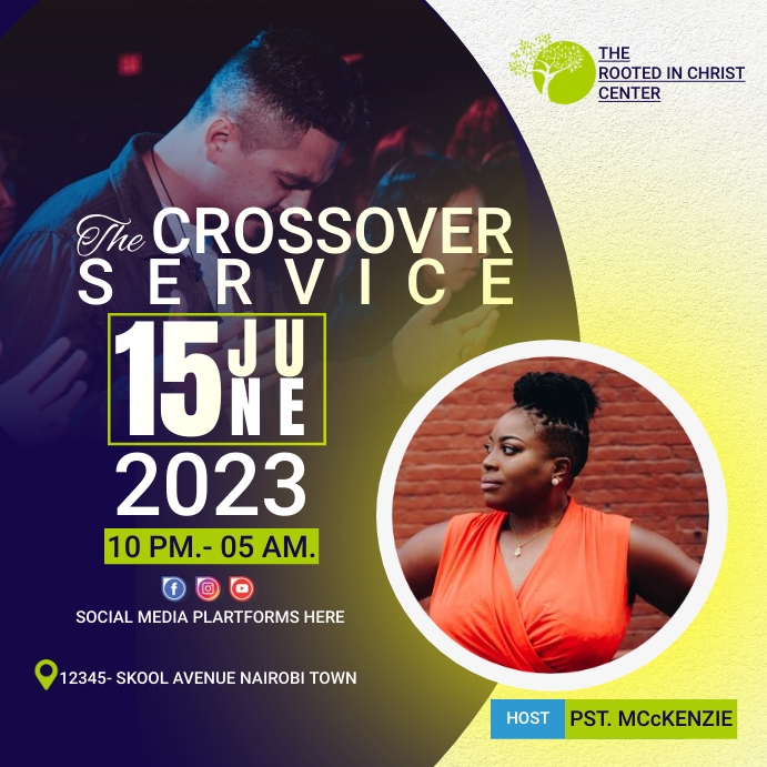 Crossover service flyer Template | PosterMyWall
