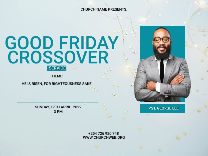crossover service poster Template | PosterMyWall