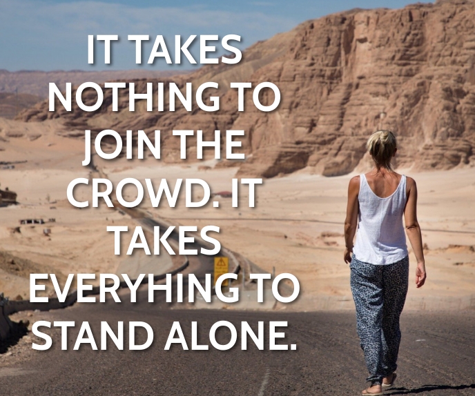 Modele De Citation De Foule De Et Seul Postermywall