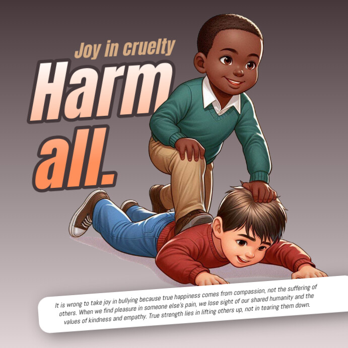 Cruelty Template | PosterMyWall