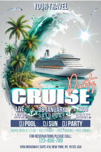 Cruise Banner 4' × 6' template