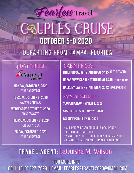 Cruise Flyer Template PosterMyWall