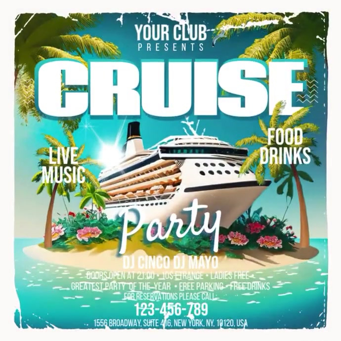 Cruise Flyer Template | PosterMyWall
