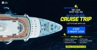 Cruise Trip Offer Facebook Shared Image template