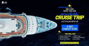 Cruise Trip Offer auf Facebook geteiltes Bild template