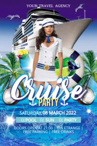 Cruise Yacht Flyer Ishidi elingu 4' × 6' template