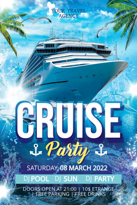 Cruise Yacht Flyer Template | PosterMyWall
